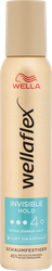Изображение товара Мусс для волос WELLA WELLAFLEX Невидимая фиксация, экстрасильная фиксация, 200мл