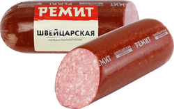 Изображение товара Колбаса полукопченая РЕМИТ Швейцарская, весовая
