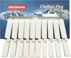 Набор прищепок HAUSMANN Clothes Peg, Арт. HM-1003, 10шт