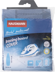 Чехол для гладильной доски HAUSMANN 38/48х122/132см, синий, Арт. HM-1548-BG