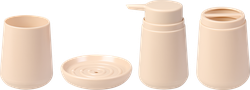 Изображение товара Набор для ванной HOMECLUB 4 предмета, полистирол, Арт. 9993