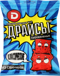 Ломтики мясные сыровяленые ДЫМОВ Драйсы Классические, 30г