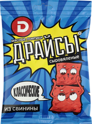 Ломтики мясные ДЫМОВ Драйсы Классические с/в з/с