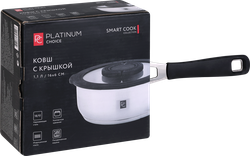 Ковш PLATINUM CHOICE Smart Cook, нержавеющая сталь, силикон, 1.1л, Арт. LF-SS1