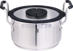 Кастрюля PLATINUM CHOICE Smart Cook, нержавеющая сталь, силикон, 2.4л, Арт. LF-SS2