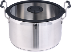 Кастрюля PLATINUM CHOICE Smart Cook, нержавеющая сталь, силикон, 8л, Арт. LF-SS5