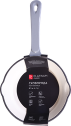 Сковорода PLATINUM CHOICE 16,5см, индукция, эмаль, чугун, Арт. GF-16