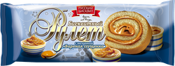 Рулет бисквитный РУССКИЙ БИСКВИТ Вареная сгущенка, 150г