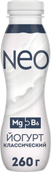 Йогурт питьевой NEO Классический 1,8%, без змж 260г