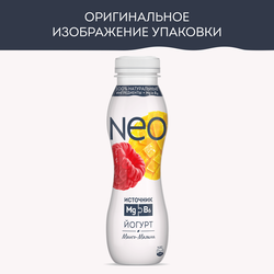 Йогурт питьевой NEO Фруктовый Манго, малина 1,5%, без змж 260г