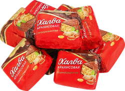 Изображение товара Халва арахисовая АЗОВСКАЯ КФ глазированная, весовая