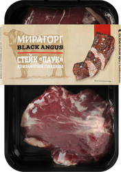 Стейк из мраморной говядины МИРАТОРГ Паук Black Angus, 330г