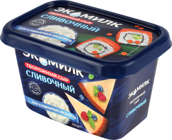 Сыр творожный ЭКОМИЛК 60%, без змж, 350г