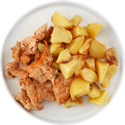 Шашлык куриный ЛЕНТА FRESH с запеченным картофелем, 280г
