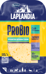 Изображение товара Сыр полутвердый LAPLANDIA ProBio+ с пробиотиком 45%, нарезка, без змж, 120г