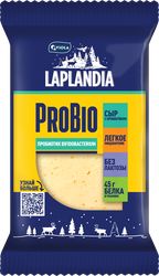 Изображение товара Сыр полутвердый LAPLANDIA ProBio+ с пробиотиком 45%, без змж, 180г