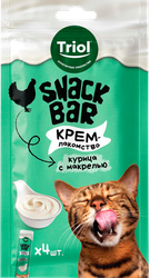 Изображение товара Лакомство для кошек SNACK BAR Крем из курицы с макрелью, 40г