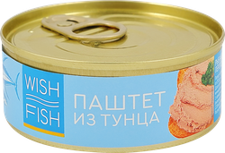 Изображение товара Паштет рыбный WISH FISH из тунца, 100г