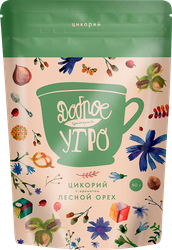 Изображение товара Цикорий растворимый ДОБРОЕ УТРО Лесной орех натуральный порошкообразный, 80г
