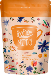 Изображение товара Цикорий растворимый ДОБРОЕ УТРО Соленая карамель натуральный порошкообразный, 80г