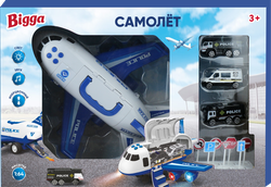 Изображение товара Набор игровой BIGGA Самолет, со световыми и звуковыми эффектами, Арт. 901090035