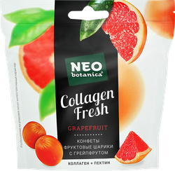 Изображение товара Конфеты NEO-BOTANICA Фруктовые шарики с грейпфрутом, 55г