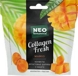 Изображение товара Конфеты NEO-BOTANICA Фруктовые шарики с манго, 55г
