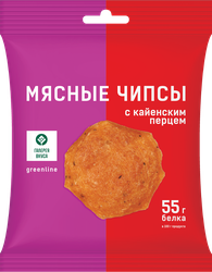 Чипсы мясные ЧТМ fantasy brands из курицы с кайенским перцем