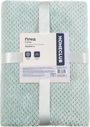 Изображение товара Плед HOMECLUB Соты 150х200см, зеленый, Арт. PHCCO150*200