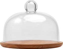 Изображение товара Блюдо HOMECLUB Wood, с крышкой, 23см, дерево, Арт. NYWC-2