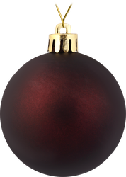 Изображение товара Набор новогодних шаров HOMECLUB 6см, коричневые, 16шт