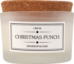Изображение товара Свеча ароматическая HOMECLUB Christmas punch, в стеклянной банке, парафин, Арт. TLXXH