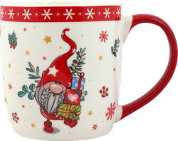 Изображение товара Кружка HOMECLUB Новогодняя, фарфор, 350мл, Арт. 256003