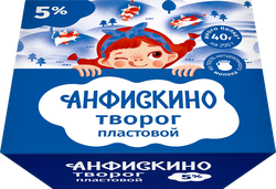 Изображение товара Творог пластовой SUPER 5%, без змж, 250г