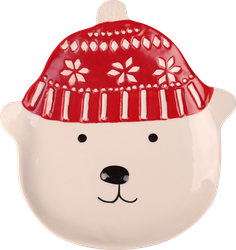 Изображение товара Тарелка сервировочная HOMECLUB Teddy-Bear 20см, фарфор, Арт. 256040/256041