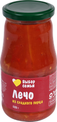 Изображение товара Лечо ВЫБОР СЕМЬИ, 520г