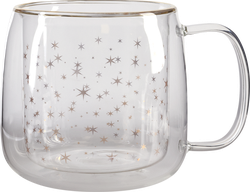 Изображение товара Кружка HOMECLUB Shiny, двойное стекло, 580мл, Арт. KTDW0195