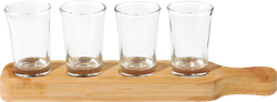 Изображение товара Набор стопок HOMECLUB на подставке, стекло, Арт. NCNY-6, 4шт
