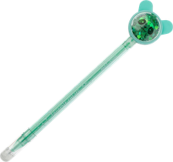 Изображение товара Ручка гелевая MESHU Funny smile, стираемая, синий, 0,5мм, с топпером