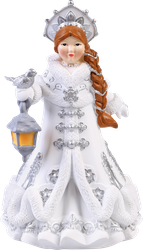 Изображение товара Фигура новогодняя HOMECLUB Снегурочка, полирезин, 22,2см, в ассортименте