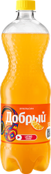 Изображение товара Напиток ДОБРЫЙ Апельсин с витамином С сильногазированный, 1л