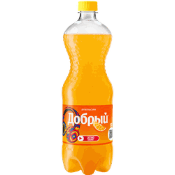 Изображение товара Напиток ДОБРЫЙ Апельсин с витамином С сильногазированный, 1л