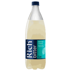 Изображение товара Напиток RICH Биттер Лемон сильногазированный, 1л