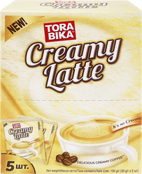 Изображение товара Напиток кофейный TORABIKA Латте, 150г