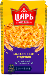 Изображение товара Макароны ЦАРЬ Спиралька, группа А высший сорт, 450г