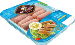 Колбаски из мяса индеек ПАВА ПАВА мини, рубленые формованные в оболочке, 330г