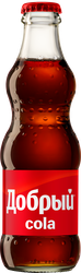 Напиток ДОБРЫЙ Cola сильногазированный, 0.33л