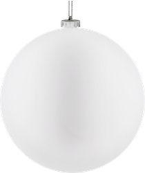 Изображение товара Шар елочный HOMECLUB пластик, 15см, жемчужный