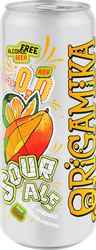 Изображение товара Напиток пивной безалкогольный ORIGAMIKA Саур эль манго, каламанси, 0,33л
