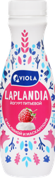 Изображение товара Йогурт питьевой LAPLANDIA с малиной и сыром маскарпоне 2,5%, без змж, 260г